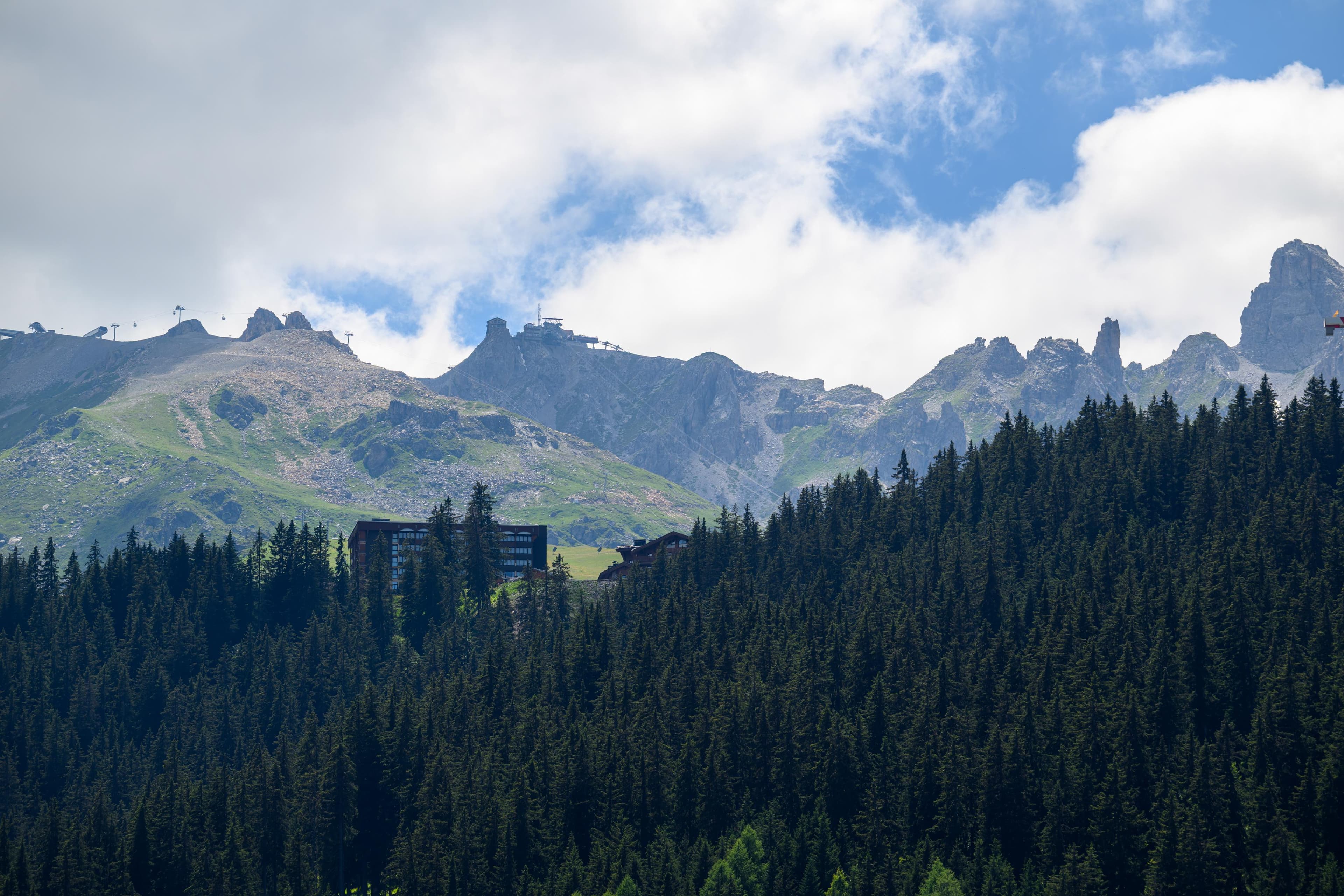 Vue sur les montagnes